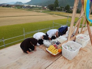 遠藤邸上棟式４